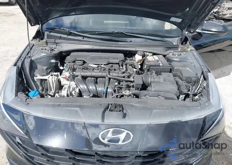 2021 Hyundai Elantra Sel z USA, uszkodzony, nr VIN 5NPLS4AG4MH019251